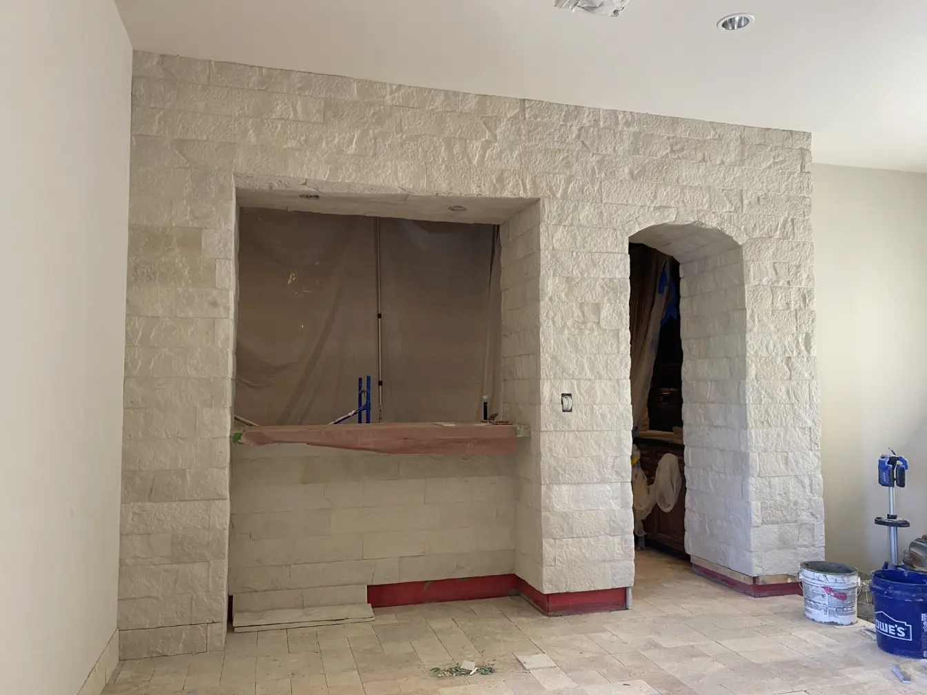 stone wall installation service las vegas
