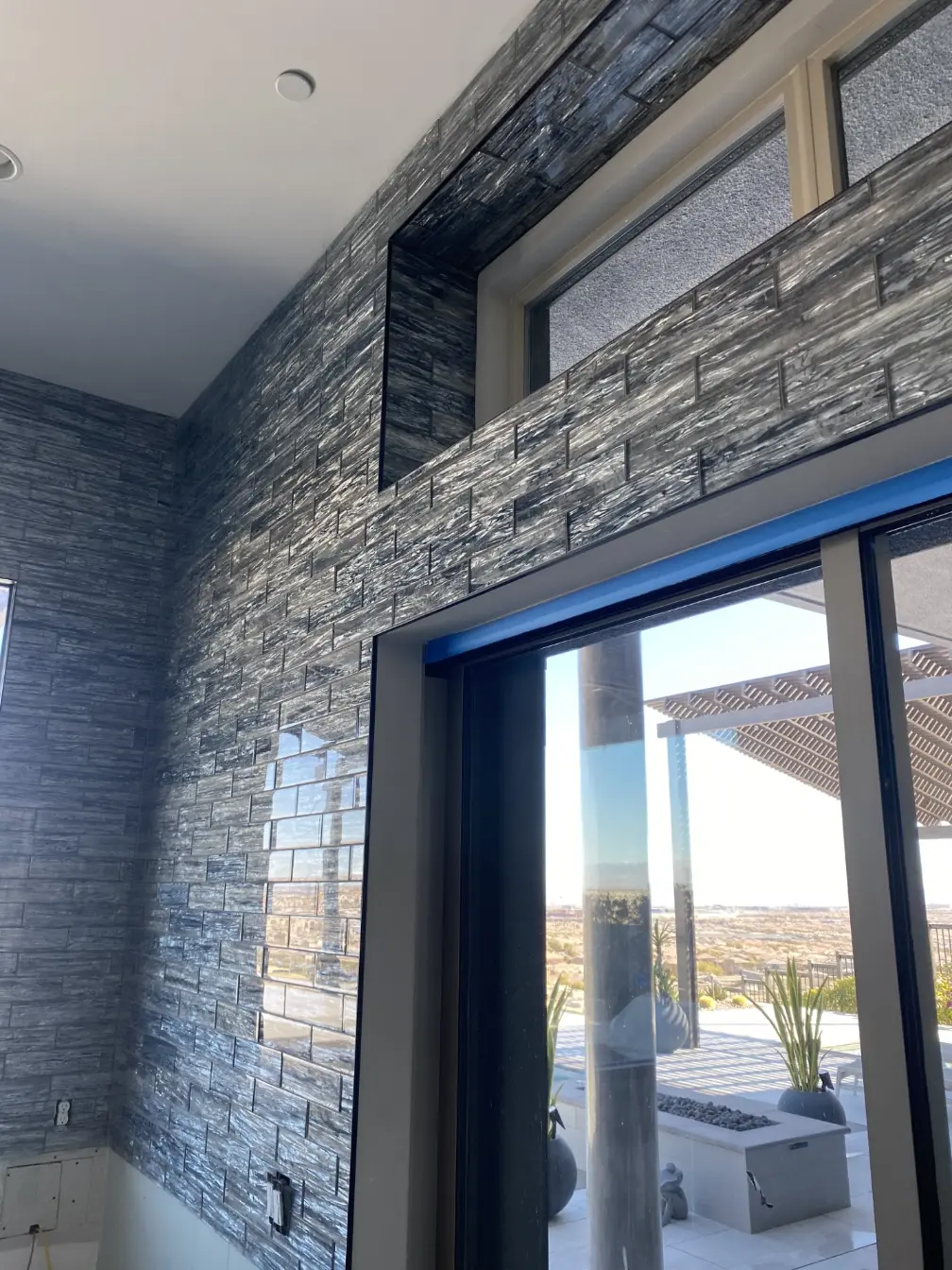 tile wall installation custom tiles las vegas